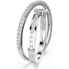 SWAROVSKI TWISTING HYPERBOLA SILVER - ACCESSORIES JEWELRY RING - 569122