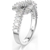 SWAROVSKI MATRIX KNOT BAGUETTE SILVER - ACCESSORIES JEWELRY RING - 572711