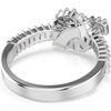 SWAROVSKI MATRIX KNOT BAGUETTE SILVER - ACCESSORIES JEWELRY RING - 572711