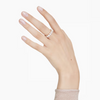 SWAROVSKI MATRIX OVAL CUT GOLD WHITE - ACCESSORIES JEWELRY RING - 570719