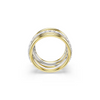 SWAROVSKI HYPERBOLA TWISTING GOLD SILVER - ACCESSORIES JEWELRY RING - 574041