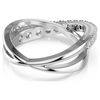 SWAROVSKI INTERTWINE HYPERBOLA SILVER - ACCESSORIES JEWELRY RING - 571495