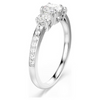 SWAROVSKI STILLA  ATTRACT SILVER ROUND - ACCESSORIES JEWELRY RING - 565628