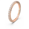SWAROVSKI MATRIX VITTORE ROSE GOLD WHITE - ACCESSORIES JEWELRY RING - 565630