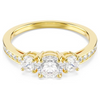 SWAROVSKI STILLA  ATTRACT GOLD ROUND - ACCESSORIES JEWELRY RING - 572329