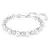 SWAROVSKI TENNIS CRYSTAL PEARL SILVER - ACCESSORIES JEWELRY BRACELET - 5689625