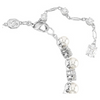 SWAROVSKI TENNIS CRYSTAL PEARL SILVER - ACCESSORIES JEWELRY BRACELET - 5689625