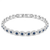 SWAROVSKI UNA ANGELIC ROUND SILVER BLUE - ACCESSORIES JEWELRY BRACELET - 5733401