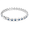 SWAROVSKI UNA ANGELIC ROUND SILVER BLUE - ACCESSORIES JEWELRY BRACELET - 5733401