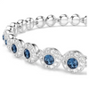 SWAROVSKI UNA ANGELIC ROUND SILVER BLUE - ACCESSORIES JEWELRY BRACELET - 5733401
