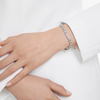SWAROVSKI UNA ANGELIC ROUND SILVER BLUE - ACCESSORIES JEWELRY BRACELET - 5733401