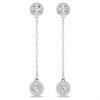 SWAROVSKI UNA ANGELIC DROP SILVER - ACCESSORIES JEWELRY EARRINGS - 5732273