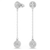 SWAROVSKI UNA ANGELIC DROP SILVER - ACCESSORIES JEWELRY EARRINGS - 5732273