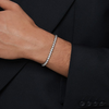 SWAROVSKI MATRIX TENNIS GRAY SILVER - ACCESSORIES JEWELRY BRACELET - 569392