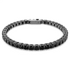 SWAROVSKI MATRIX TENNIS BLACK SILVER - ACCESSORIES JEWELRY BRACELET - 569603
