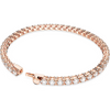 SWAROVSKI MATRIX TENNIS ROSE GOLD WHITE - ACCESSORIES JEWELRY BRACELET - 565765