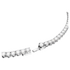 SWAROVSKI MATRIX TENNIS SILVER WHITE - ACCESSORIES JEWELRY NECKLACE - 568179