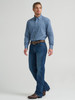 WRANGLER CODY JOHNSON BLUE GEO PRINT - MENS SHIRT  - 112378976