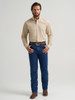 WRANGLER GEORGE STRAIT TAN GEO PRINT - MENS SHIRT  - 112379067