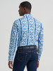 WRANGLER CHECOTAH CLASSIC BLUE PRINT - MENS SHIRT  - 112379225