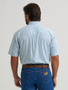 WRANGLER RELAXED FIT TEAL PRINT - MENS SHIRT  - 112379160