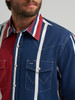 WRANGLER BRUSHHOPPER AMERICANA PRINT - MENS SHIRT  - 112375916