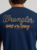 WRANGLER PAGEANT BLUE AMERICAN FLAG - MENS TEE  - 112375764