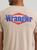 WRANGLER OXFORD TAN HEATHER GRAPHIC - MENS TEE  - 112375807