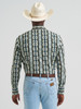 WRANGLER CHECOTAH CLASSIC GREEN PRINT - MENS SHIRT  - 112379228
