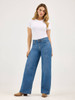 WRANGLER HIGH RISE YVETTE WIDE LEG - LADIES JEANS  - 112359363
