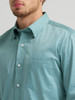 WRANGLER GREEN PRINT CODY JOHNSON - MENS SHIRT  - 112378968
