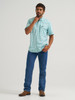 WRANGLER PERF LATIGO BAY PLAID SNAP - MENS SHIRT  - 112375131