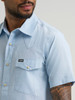 WRANGLER DROVER UTILITY LIGHT BLUE - MENS SHIRT  - 112375152