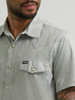 WRANGLER DROVER UTILITY ICEBERG GREEN - MENS SHIRT  - 112375153