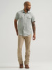 WRANGLER DROVER UTILITY ICEBERG GREEN - MENS SHIRT  - 112375153