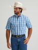 WRANGLER GEORGE STRAIT BLUE PLAID - MENS SHIRT  - 112379060