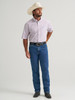 WRANGLER GEORGE STRAIT BLUE/RED PRINT - MENS SHIRT  - 112379061