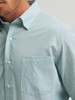 WRANGLER CODY JOHNSON GREEN/WHITE PRINT - MENS SHIRT  - 112378971