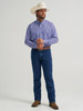 WRANGLER GEORGE STRAIT  BLUE/RED GEO - MENS SHIRT  - 112379064