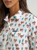WRANGLER PERFORMANCE ARIA CACTUS CREAM - LADIES SHIRT  - 112379521