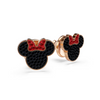 SWAROVSKI MINNIE MOUSE STUD BLACK GOLD - ACCESSORIES JEWELRY EARRINGS - 5737561