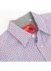 RODEO PEARL SNAP  PRINT RED/BLUE - MENS SHIRT  - MPS110S-1102