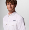 COLUMBIA PFG SKIFF GUIDE WHITE - MENS POLO  - 2136761100