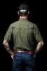 FERREL OLIVE GREEN SNAP - MENS SHIRT  - FSS1002332