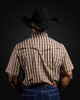 FERREL THE SENIOR BROWN PRINT - MENS SHIRT  - FPS1002323