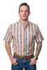FERREL THE JACKSON BLUE/YELLOW STRIPE - MENS SHIRT  - FPS1002589