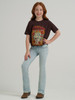 WRANGLER LAINEY WILSON BLEACH BOOT HUG - KIDS GIRLS JEANS - 112368275