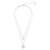 SWAROVSKI SUBLIMA LAYERED PENDANT, WHITE - ACCESSORIES JEWELRY NECKLACE - 5684244