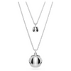SWAROVSKI SUBLIMA LAYERED PENDANT, WHITE - ACCESSORIES JEWELRY NECKLACE - 5684244