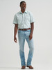 WRANGLER 20X GREEN SNAP PRINT - MENS SHIRT  - 112378708